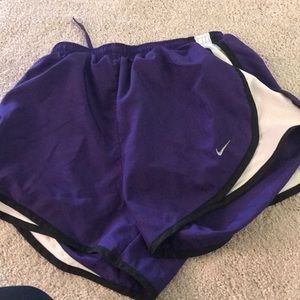 purple nike shorts